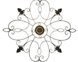 Large Iron Wall Medallion