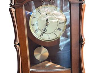 Wood Bulova Abbeville Mantle Clock