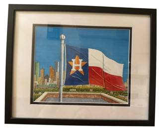Astros Gameday Framed Print Jim Koehn