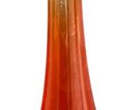 Orange Ombre Swung Glass Vase