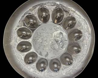 Vintage Deviled Egg Server