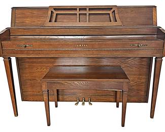 Yamaha Upright Piano and Bench