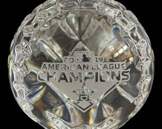 Houston Astros Waterford Crystal Baseball