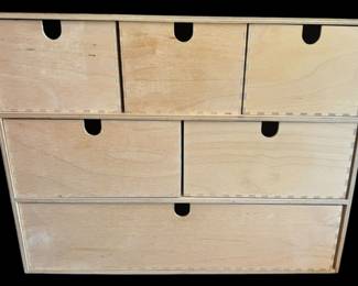 Mini Wood Storage Chest