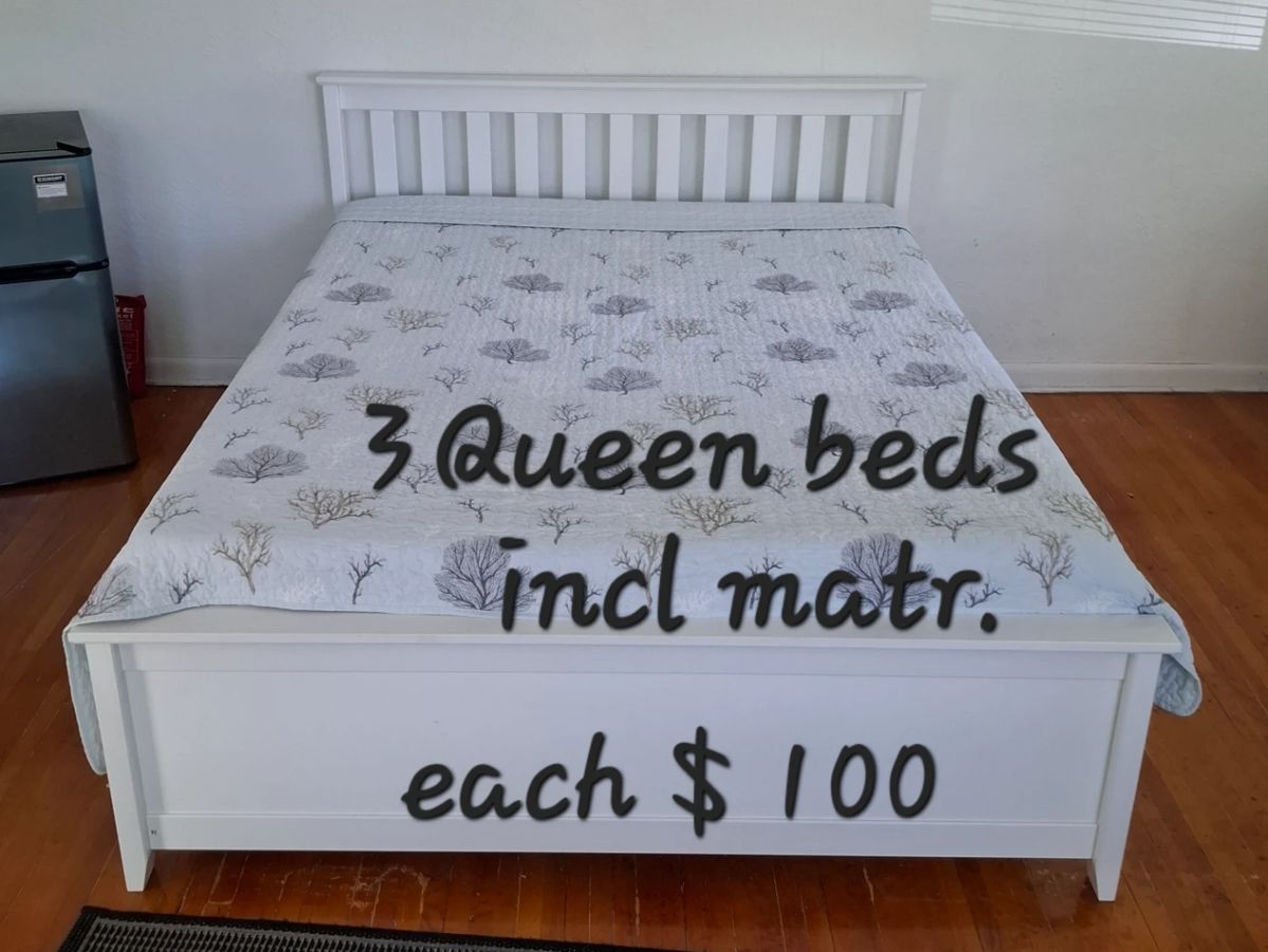 Sunday 75 Dollars. 2 Queenbeds are left.