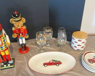 Christmas Decor and Glassware