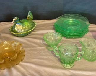 Uranium and Carnival Hen on a Nest