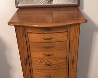 Jewelry Dresser and Piece Of Art
