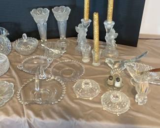 Glassware Decor Lot