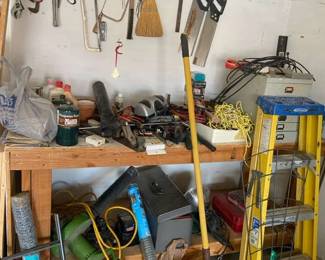 Groovy Garage Power and Hand Tool Lot