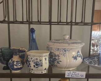 We Got the Blues China and Glassware 