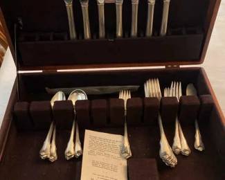 Wallace Sterling Silver Set for 7 With Chest