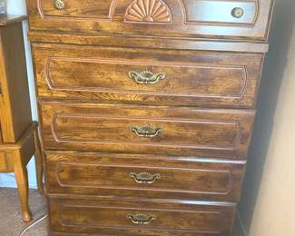 Tall Wood Dresser