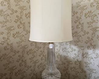 waterford crystal lamp
