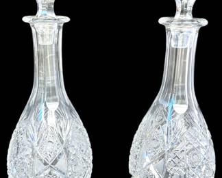 Bohemian Cut Crystal Liquor Decanter