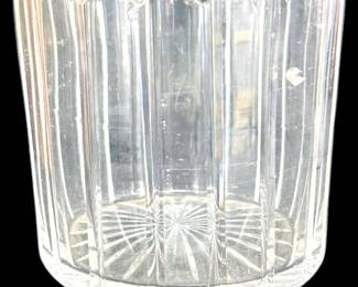 Scalloped Edge Glass Candle Holder