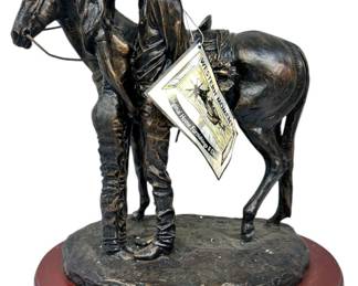 Welcome Home Cowboy Statue