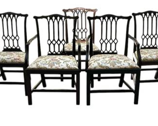 English Mahogany Dining Chairs