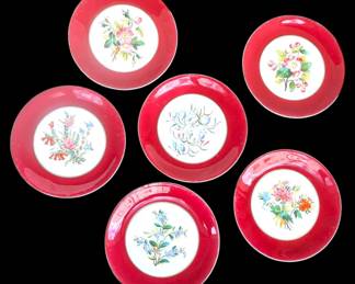 Floral Themed Dinner Plates