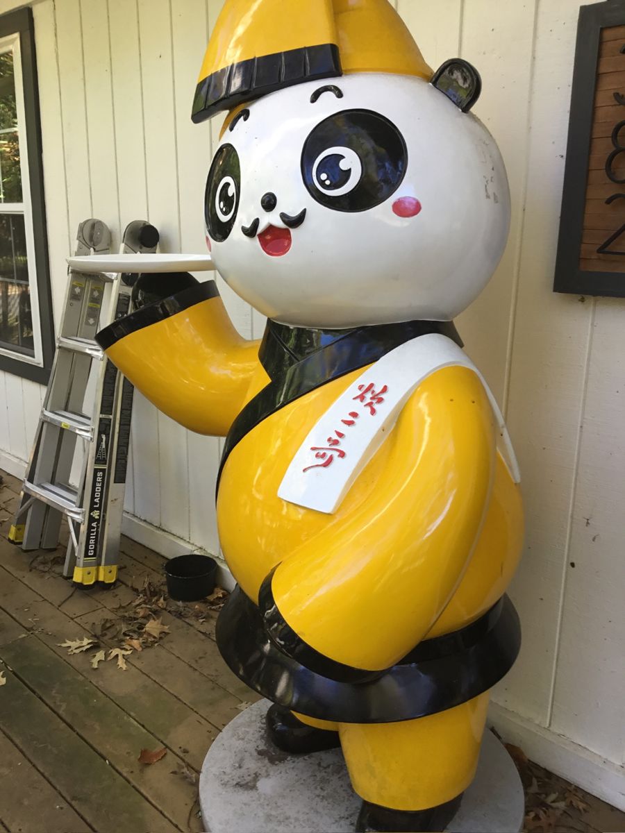 This is “YUM YUM” he is very big, made out of fiberglass. $850