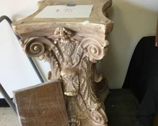 Large heavy pedestal $60