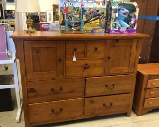 Wood dresser $100