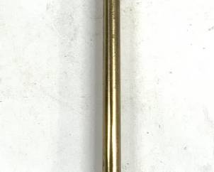 Vintage Inscribed Brass Shoe Horn
