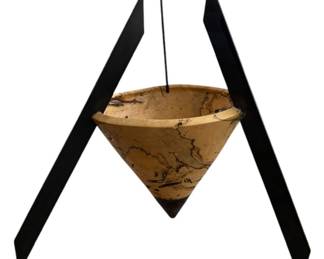 Modern Raw Wood Bowl