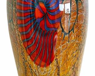 Handblown Art Glass Vase
