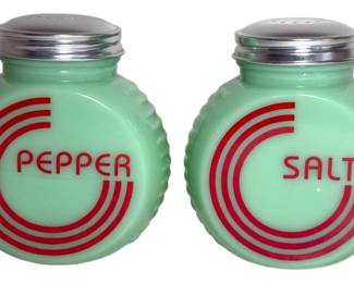 Art Deco Salt and Pepper