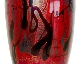 Hand Blown Art Glass Vase