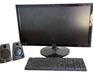 Monitor, Keyboard and Speakers