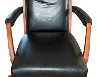 Black Leather Office Chair