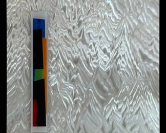 HUGE Metallic Finish Contemporary Art