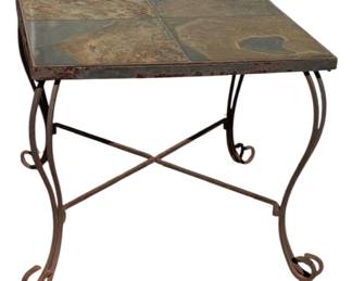 Outdoor Slate Tile Table