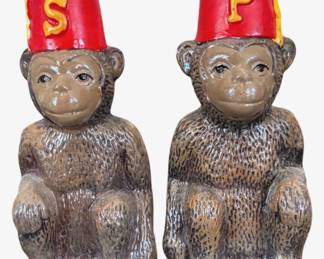 Shriner Monkey Salt and Pepper