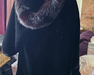 Faux fur coat