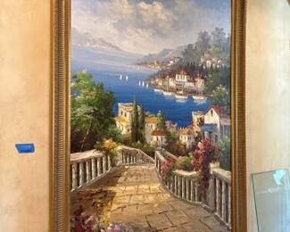 Antonio Di Viccaro Signed Mediterranean Coast