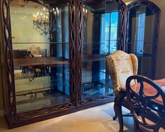 Henredon Curio Cabinets