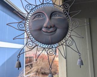 Smiling Sun wind chime