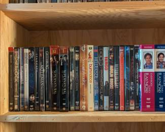 Over 200 DVDs, new and used with around 30 Kids movies and lots of sci-fi films