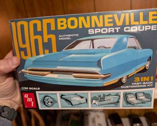 1965 PONTIAC BONNEVILLE SPORT COUPE 1/25 AMT MODEL KIT 3-In-1 New