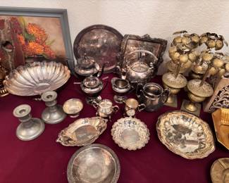Silver Plated Serving Pieces 