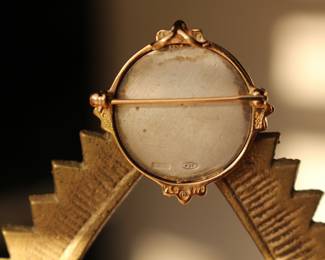 Sterling & 14k Pin/Pendant