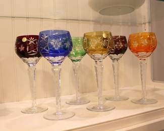 Poland Cut to Clear Goblets