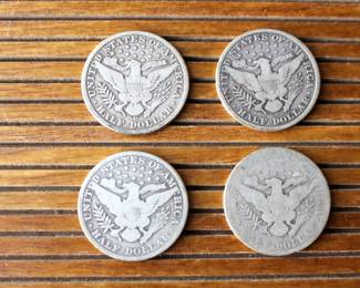 Silver Barber Half Dollars