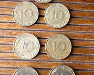 German Pfenning Coins