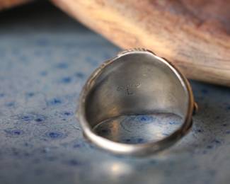 Sterling & Turquoise Men's Ring