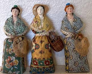 Vintage Village Ladies Pincushions