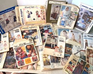 Vintage Books, Magazines, Handiwork Patterns, Crochet, Sew Dolls,